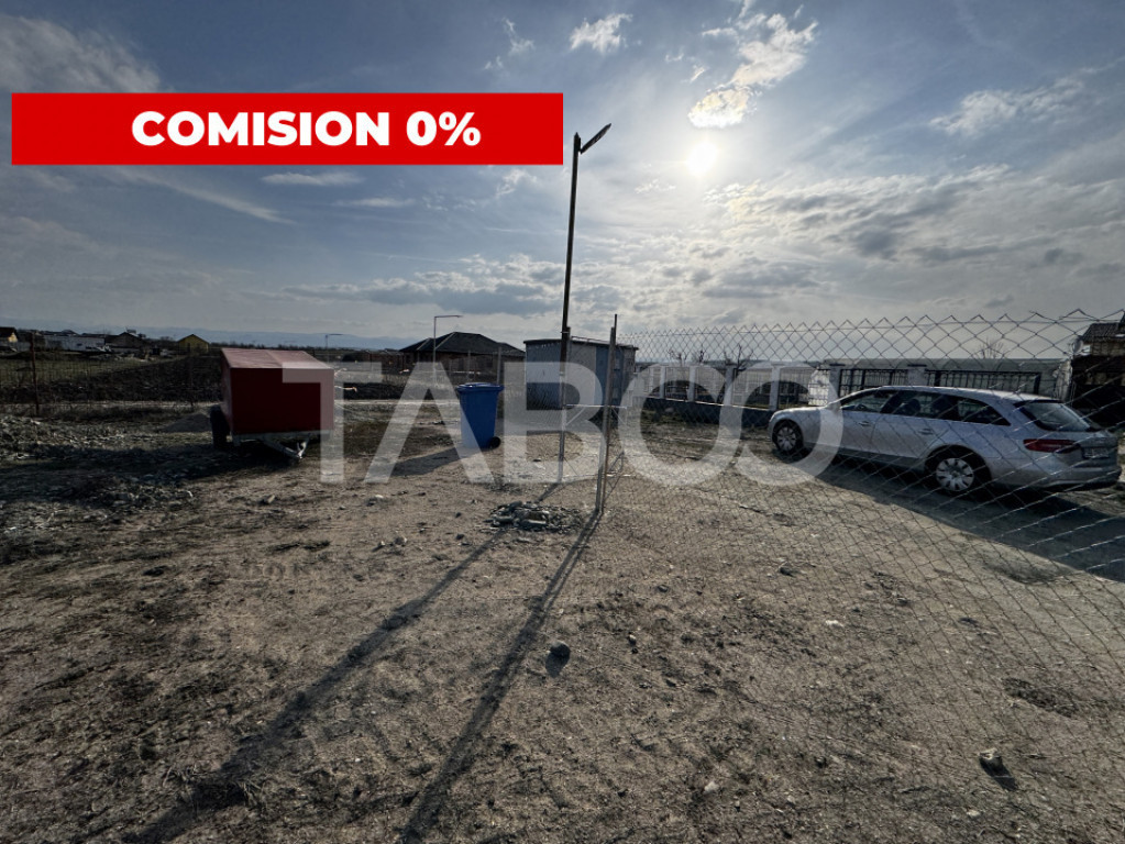 COMISION 0 % Teren intravilan 515 mp PUZ pentru casa Sura Mi