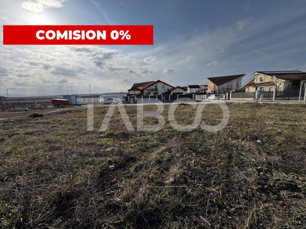 Teren intravilan constructii 604 mp PUZ cu utilitati Sura Mi