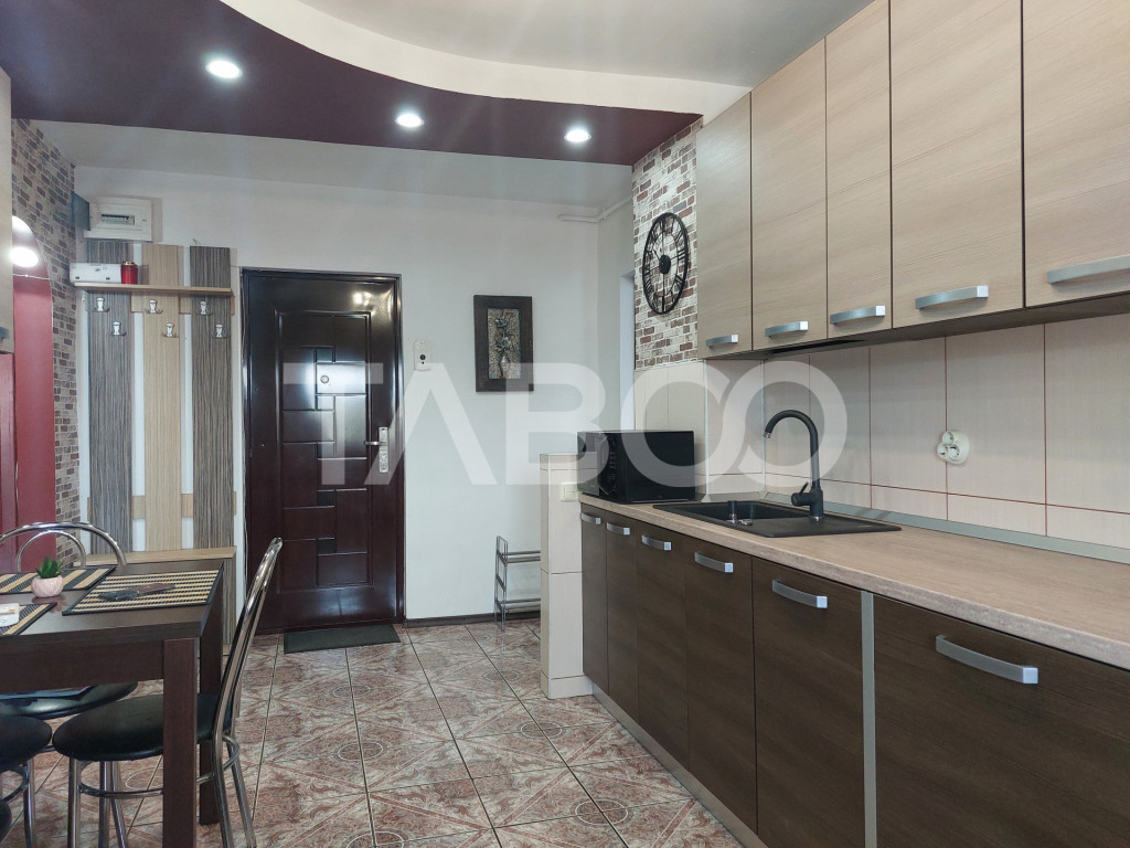 Apartament spatios 49 mp 2 camere decomandate 2 balcone Cisn