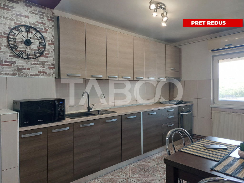 Apartament spatios 49 mp 2 camere decomandate 2 balcone Cisn