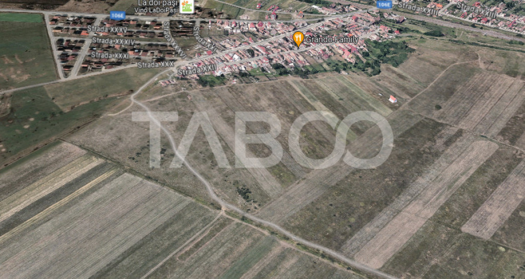 Teren pretabil investitie 3611 mp de vanzare in Cristian jud
