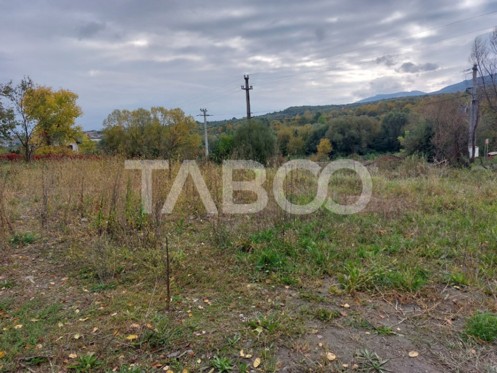 Teren intravilan 507 mp deschidere 17 m PUZ aprobat Cisnadio