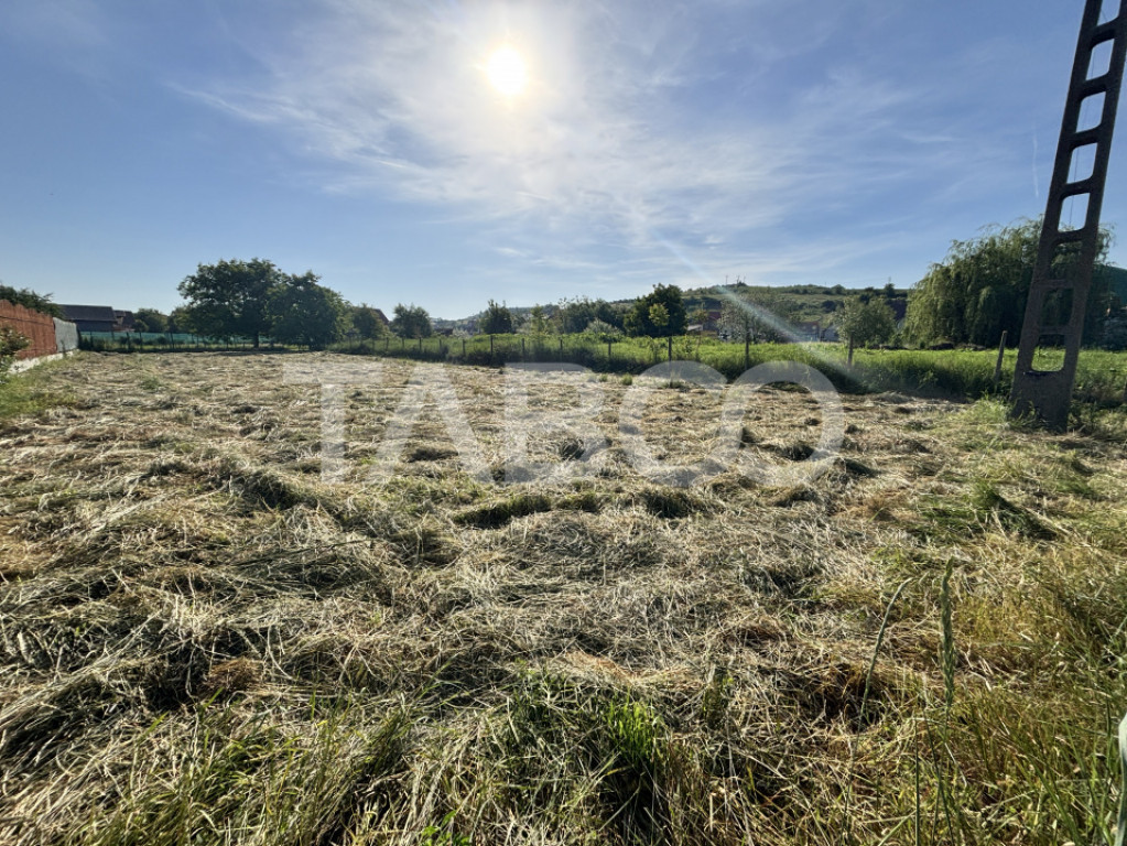 Teren intravilan de vanzare 1030mp 17 m front stradal Sura M