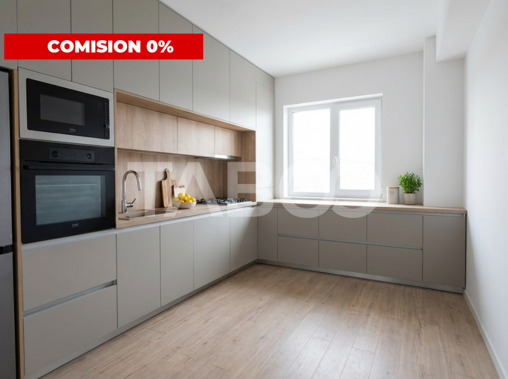Apartament 60 mp -intabulat- la cheie - cu 2 camere balcon s