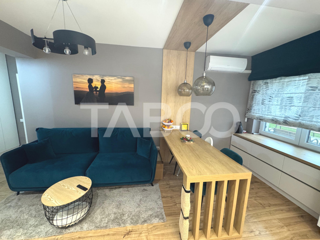 Apartament ultra modern 3 camere cu balcon mobilat utilat Tu
