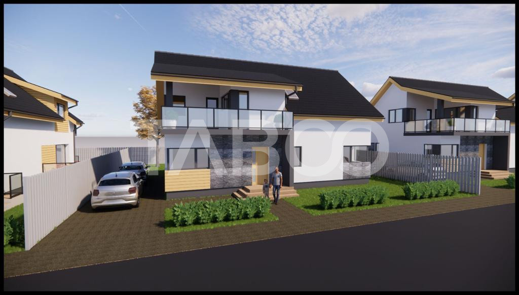 Casa de vanzare 147 mpu si 5 camere teren de 434 mp Cristian