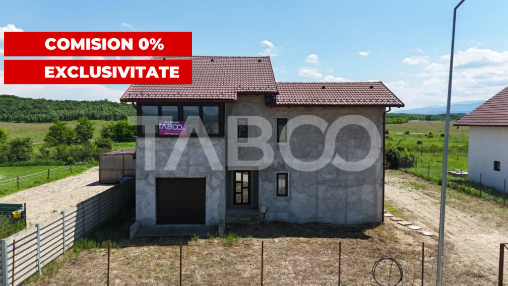 Casa individuala 5 camere 3 bai garaj 497 m teren liber Sat