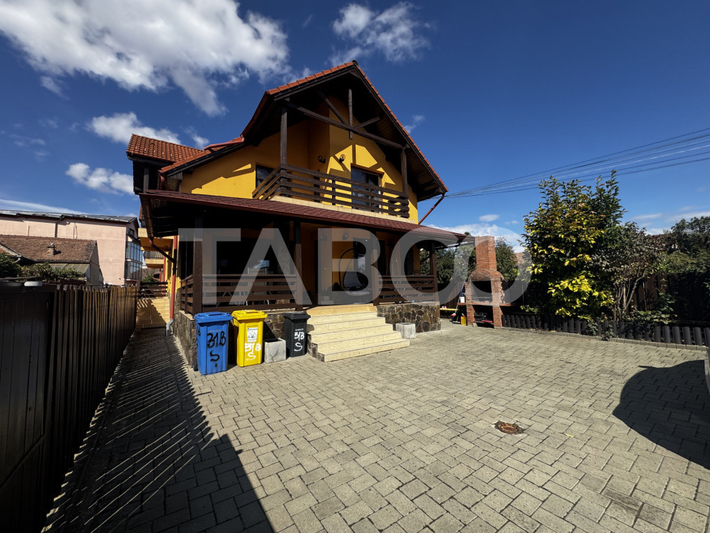 Casa de vanzare cu 5 camere 3 bai curte privata Turnisor Sib