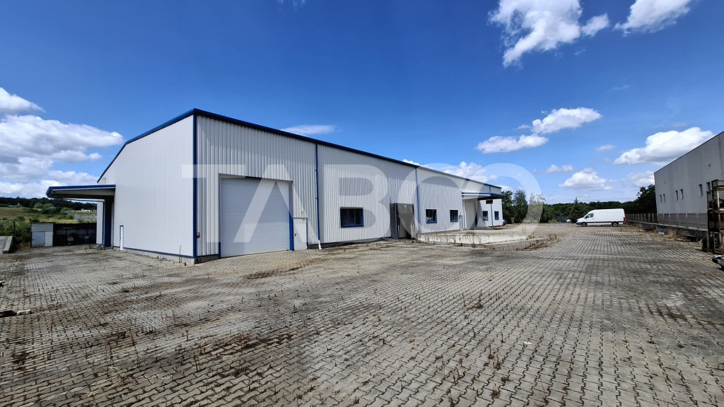 Hala industriala de vanzare cu teren de 12000 mp Bradu Sibiu