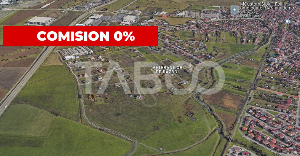 Teren intravilan 31300 mp utilitati autorizatie de construct