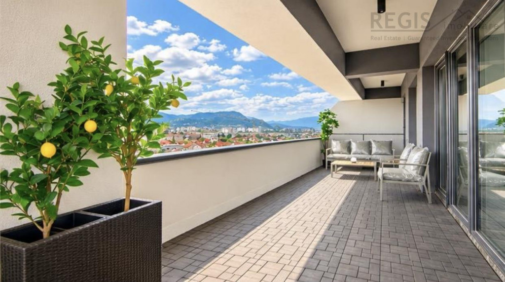 Penthouse Premium Coresi 109 mp, etaj 11/11, priveliste supe