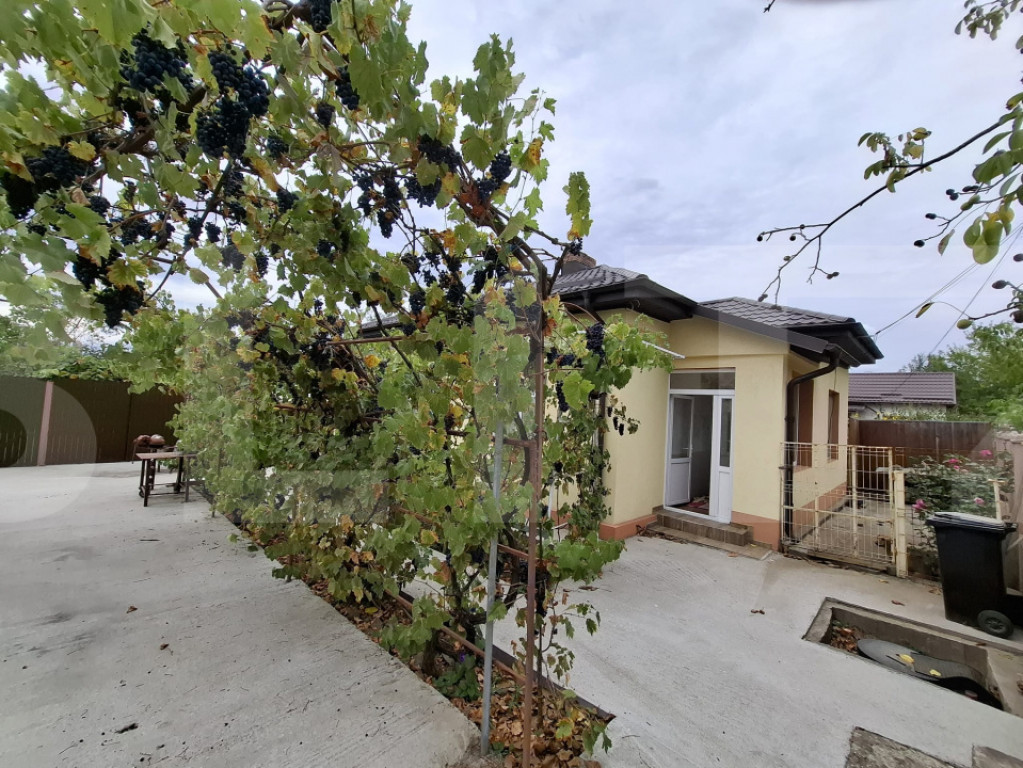 Casă renovată, 3 camere, teren 2.252 mp, anexe, acces din