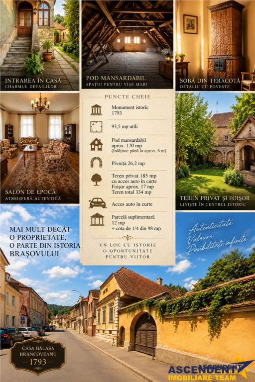 Resedinta istorica,teren privat,pivnita,pod,foisor,detalii o