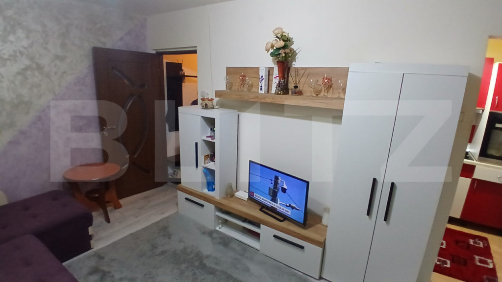 Apartament cu 2 camere, mobilat și utilat, la parter – Mu