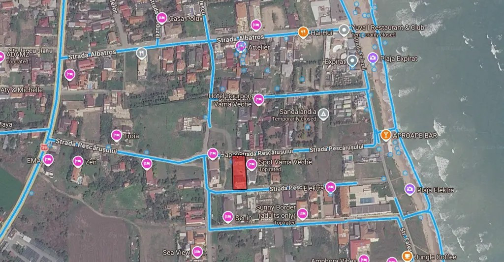 Teren cu pensiune turistică în curs de construire - Vama Veche 1000mp