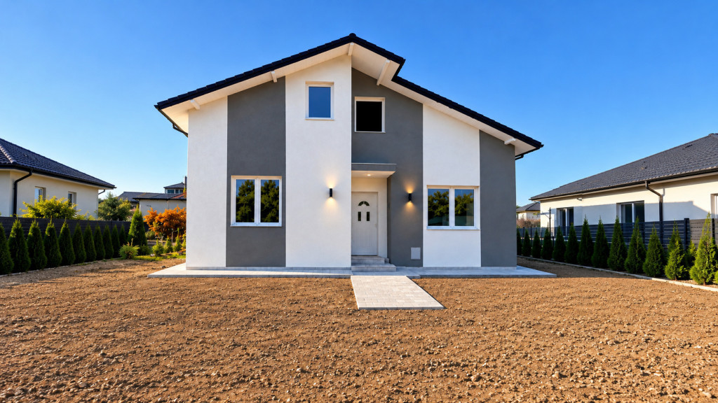 Vila individuala noua, 160 mp construiti, 320 mp teren, ROS