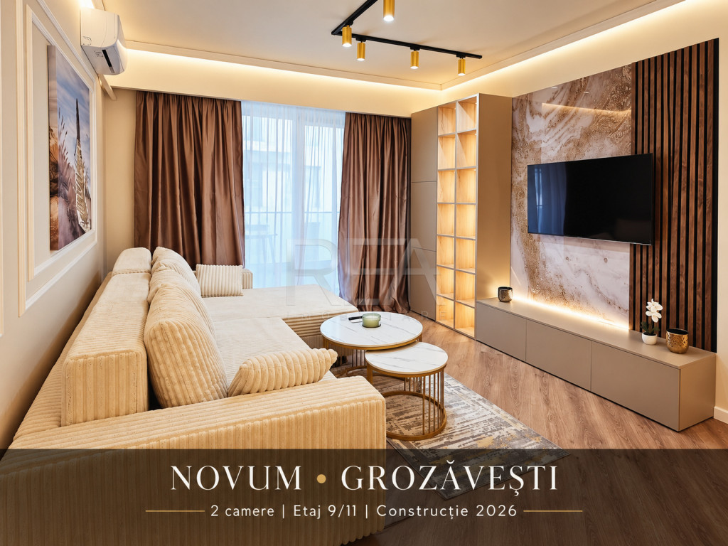 2 camere | Novum Grozăvești | 60,3 m² | Etaj 9/11 | Înc?