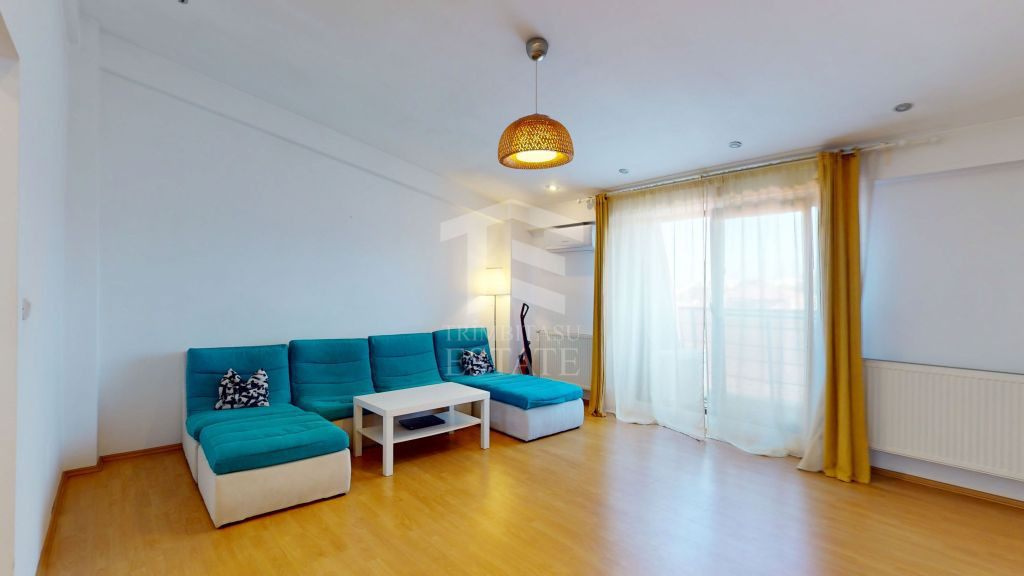 2 CAMERE ÎN CHITILA | 73,30 MP | 4 BALCOANE | CENTRALĂ | MOBILAT