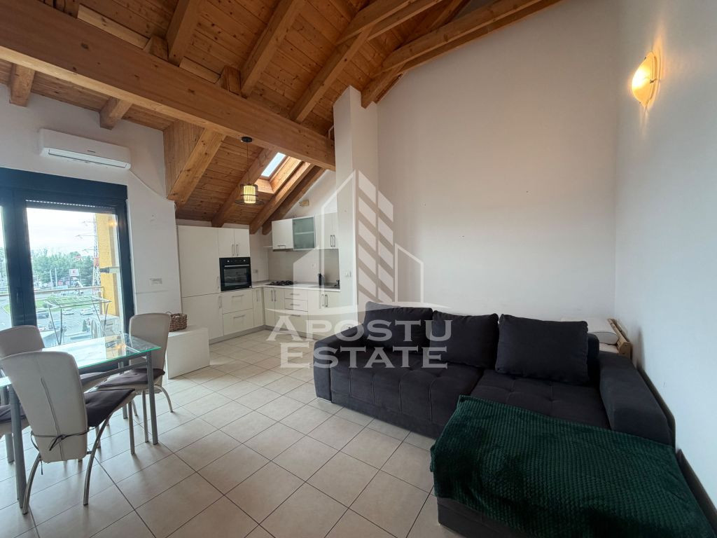 Apartament cu 1 camera de vanzare, loc de parcare, balcon, Dumbravita