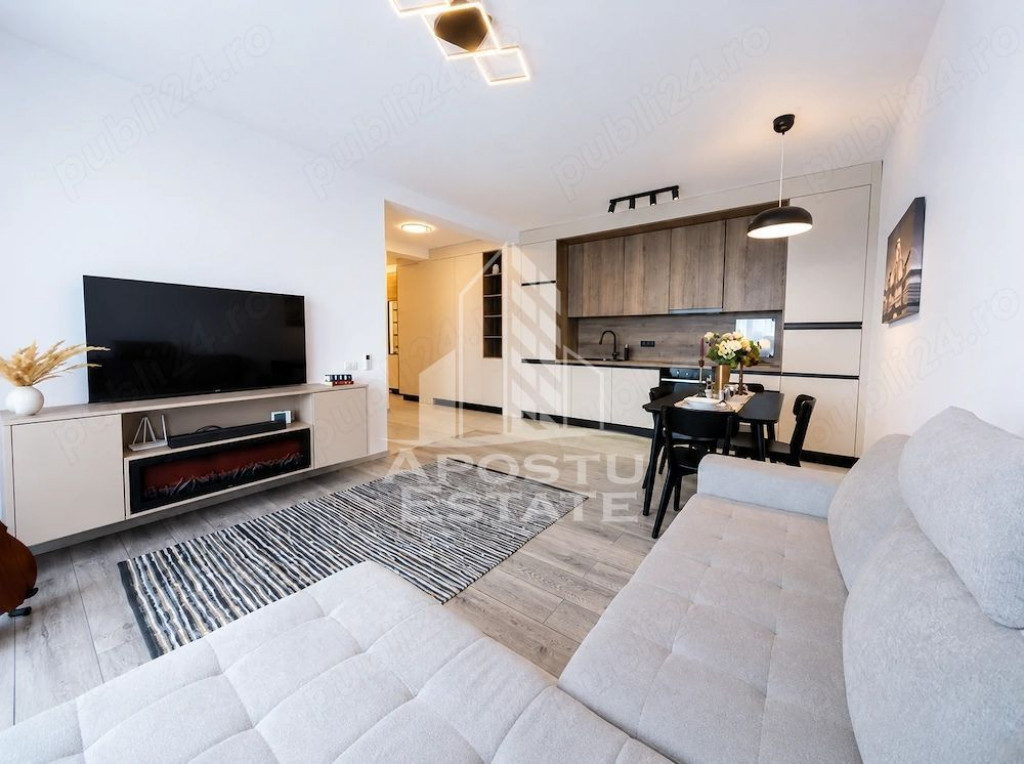 Apartament cu 2 camere, prima inchiriere, loc de parcare, Dumbravita
