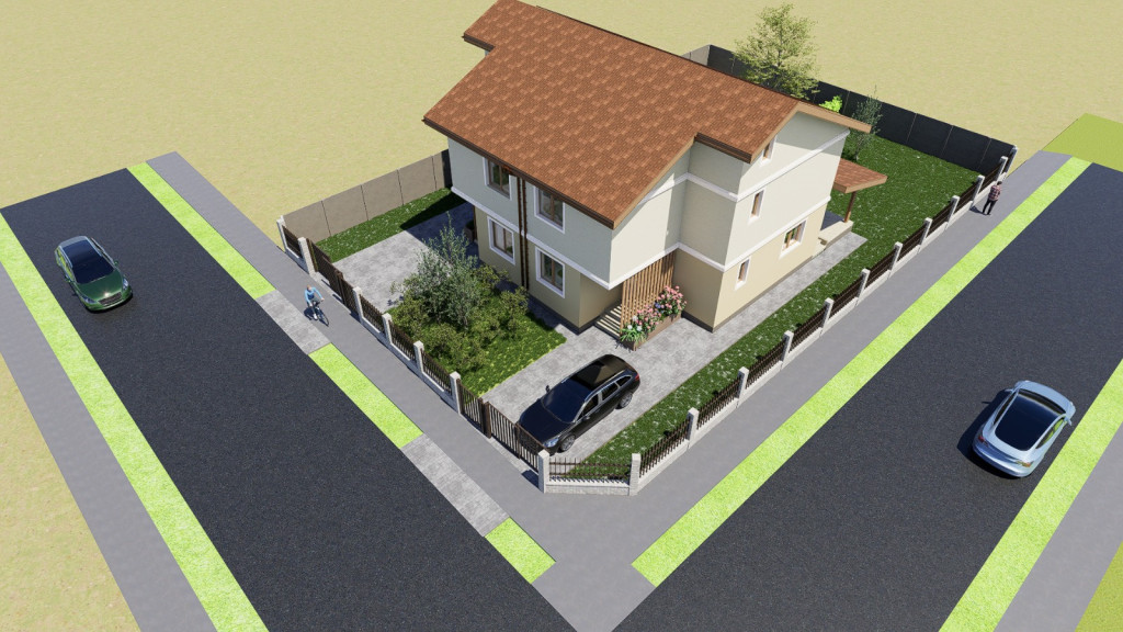 Super Pozitie | Duplex 5 camere 2 bai | 107 MP | Ghiroda