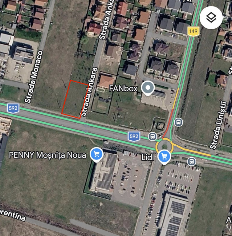 Teren pentru inchiriere - acces facil la 4 benzi - Mosnita