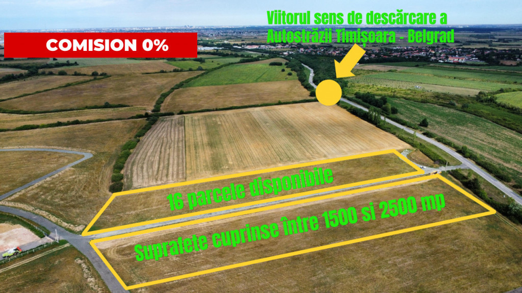 Teren industrial - parcele pentru dezvoltare - Mosnita - com