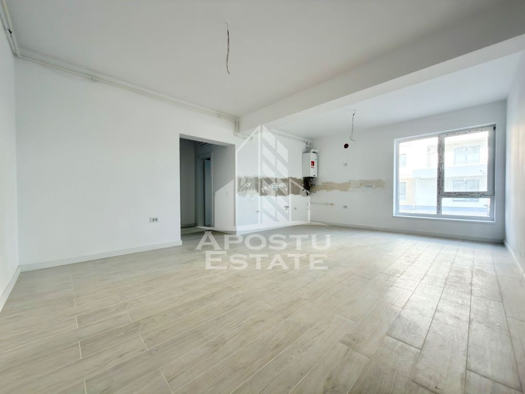 Apartament cu 2 camere 54 mp utili la parter finalizat la asfalt Giroc