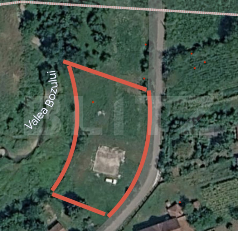 Teren intravilan, 2177 mp, zona Centrală - Boz