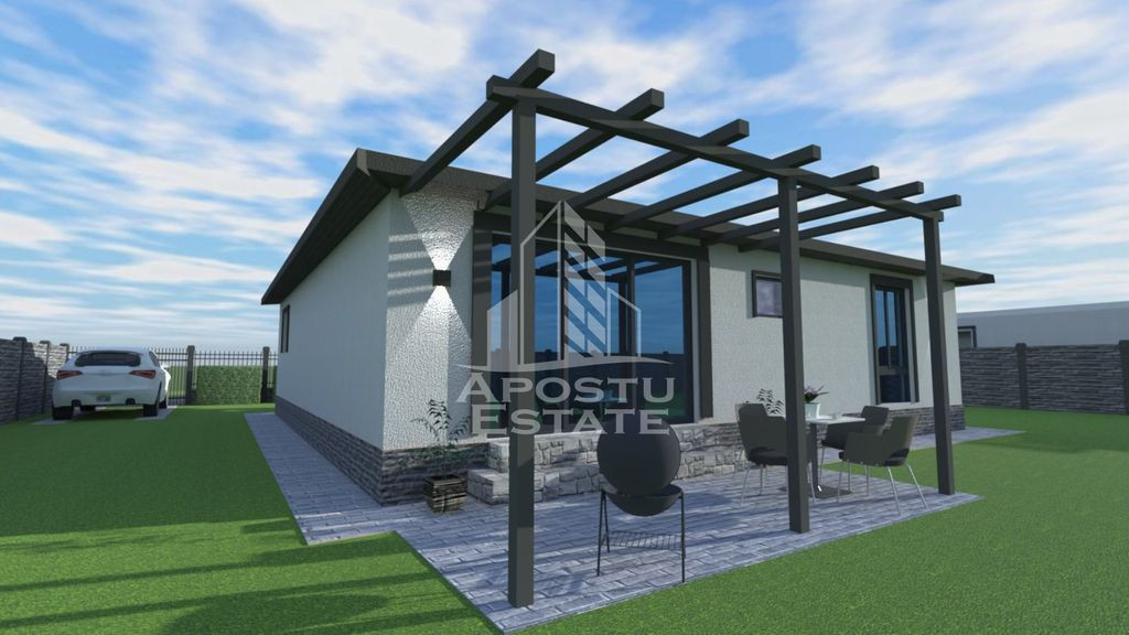 Casa individuala de vanzare, pe parter, 4 camere si 2 bai, Parta