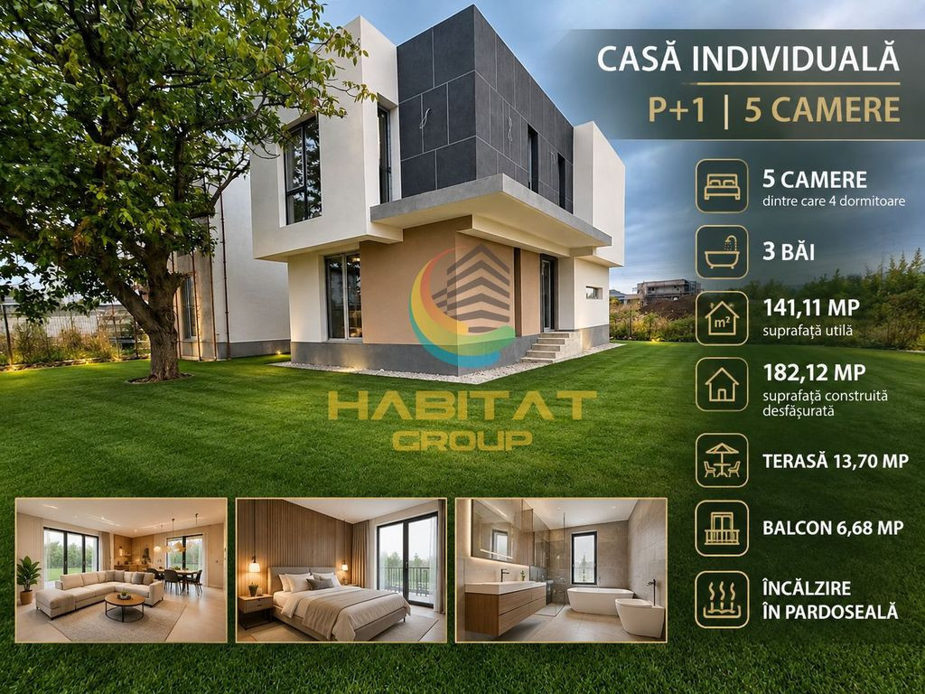 Vânzare Casa / Vila 5 camere | 141 mp | Popești Leordeni