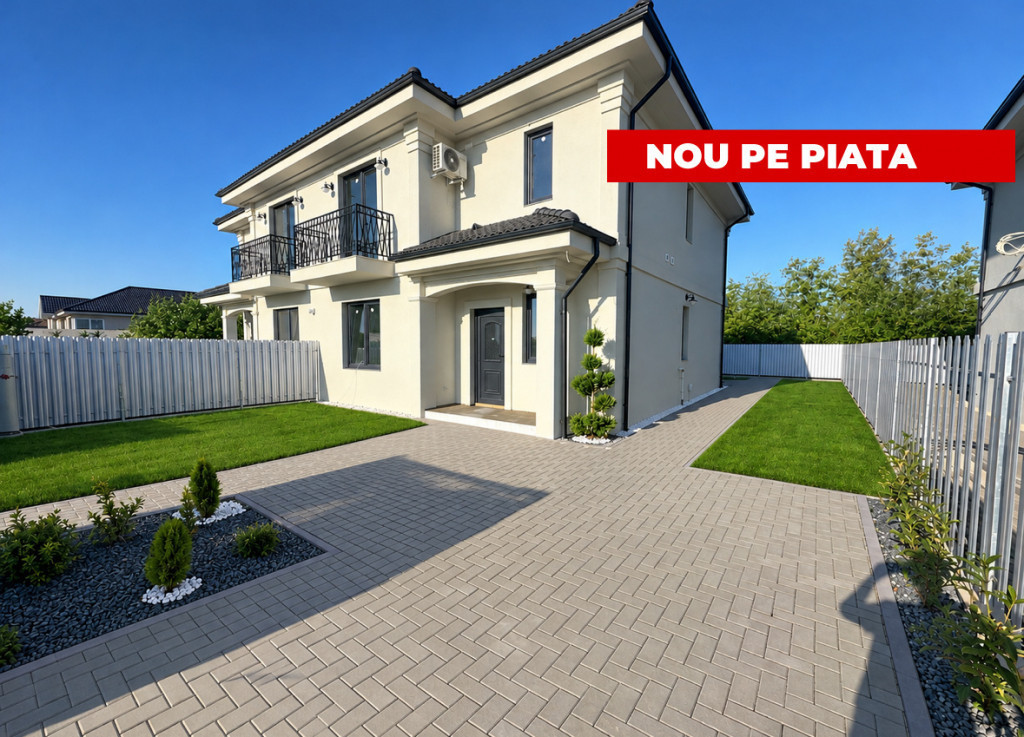 Duplex Modern 5 camere, 3 bai, Mosnita Noua, finisaje premiu