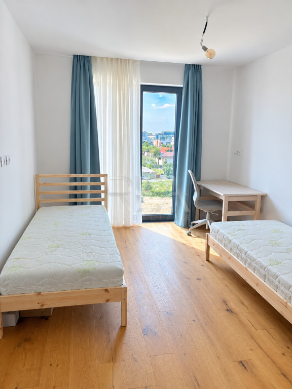 3 camere mobilat, bloc 2025, etaj 5/11, zona Aviației