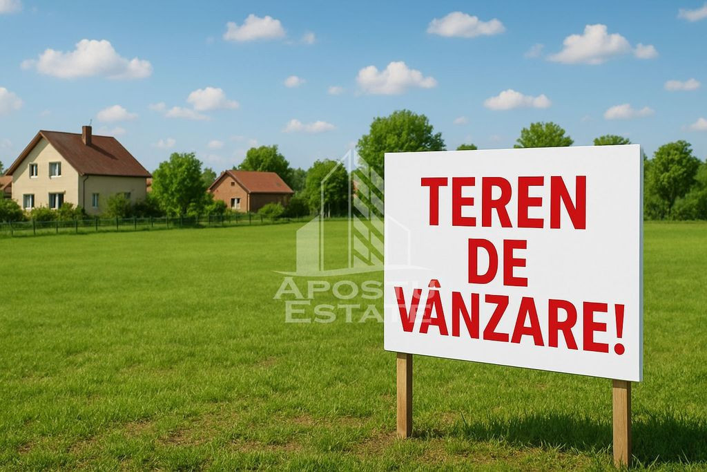Teren intravilan in Mosnita Noua suprafata 593 mp