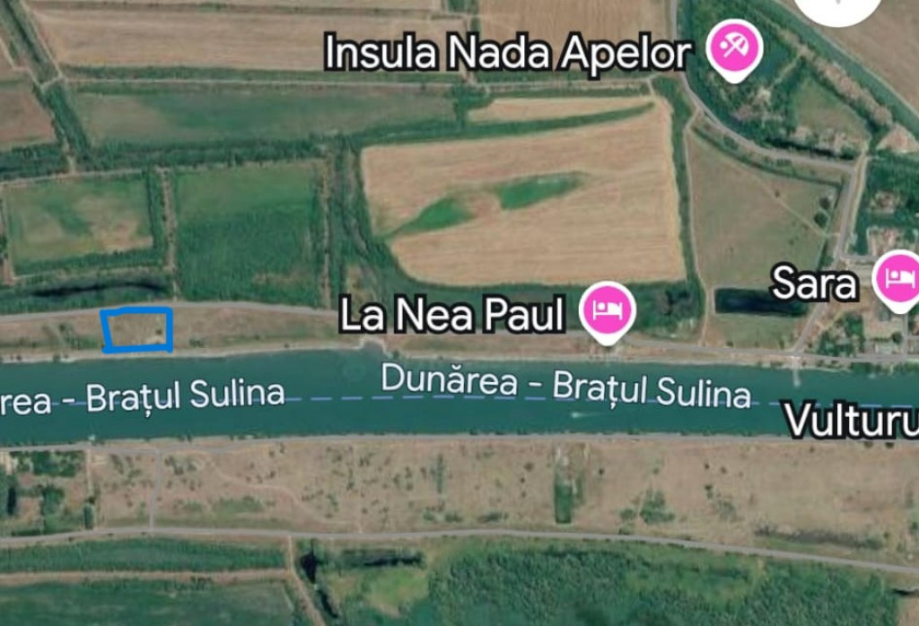 TEREN INTRAVILAN DELTA DUNARII , VULTURU-MALIUC,BRAT SULINA,