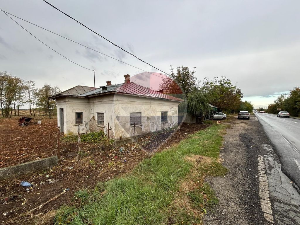Teren Intravilan 7035mp Deschidere 28m DN1A Curent Casa Batraneasca