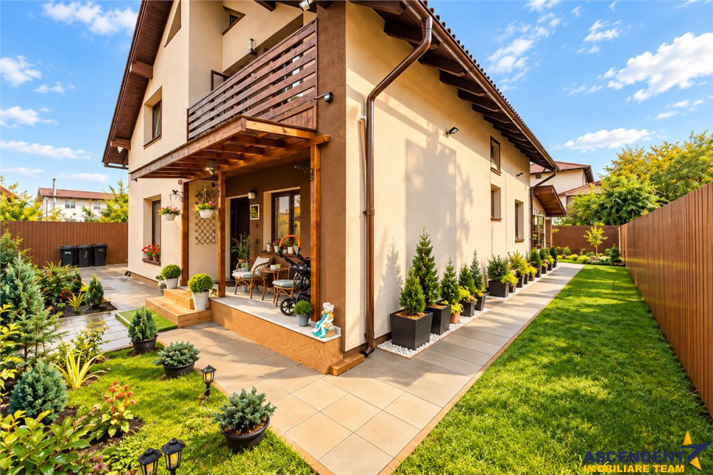 Stupini Brasov, vila premium, luminoasa, echipata, teren 536