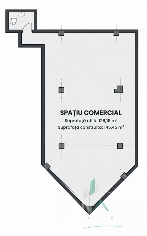 SPAȚIU COMERCIAL PREMIUM | 128 MP | VITRINĂ STRADALĂ | ST