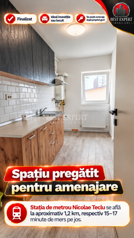 Apartament cu 2 Camere Decomandate| Centrală | Drm.Gura Cri
