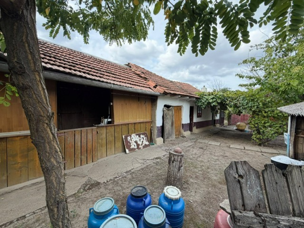 Vand casa batraneasca cu utilitati pe teren de 1200mp Andrasesti