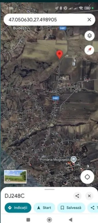 De vânzare teren Mogoșești - Iași 6400mp