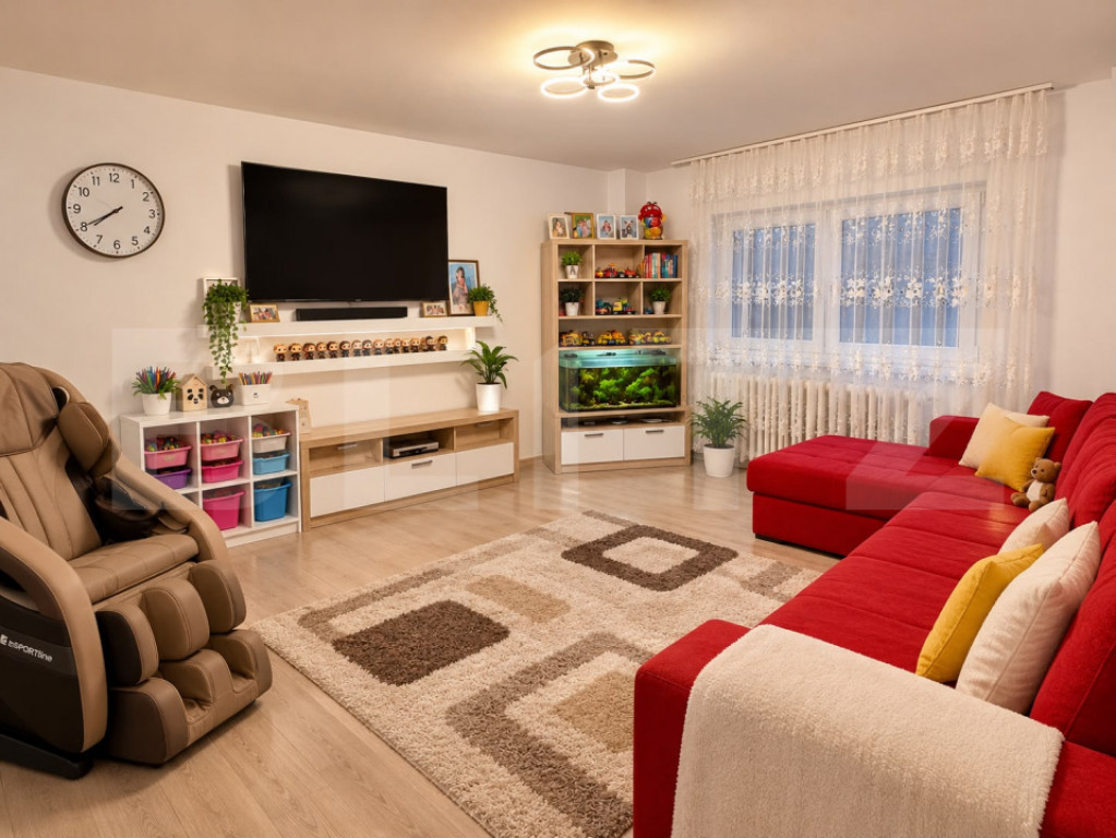 Apartament cu 4 camere și 2 băi, recent renovat, în Ampoi
