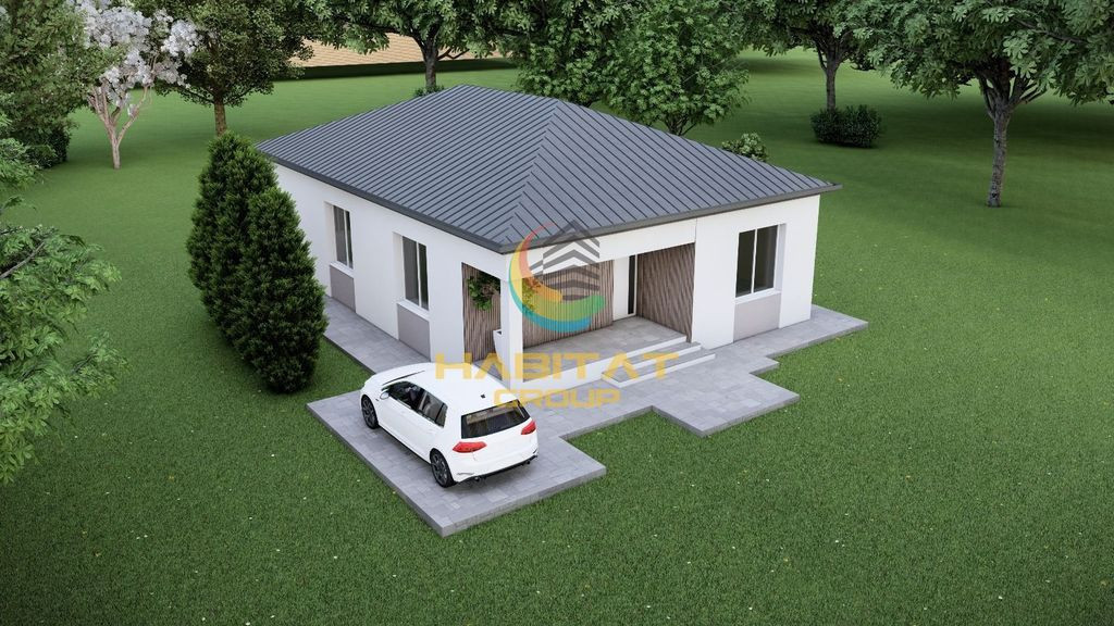 Vilă Individuală pe Parter | 4 Camere | Încălzire în Pardoseală