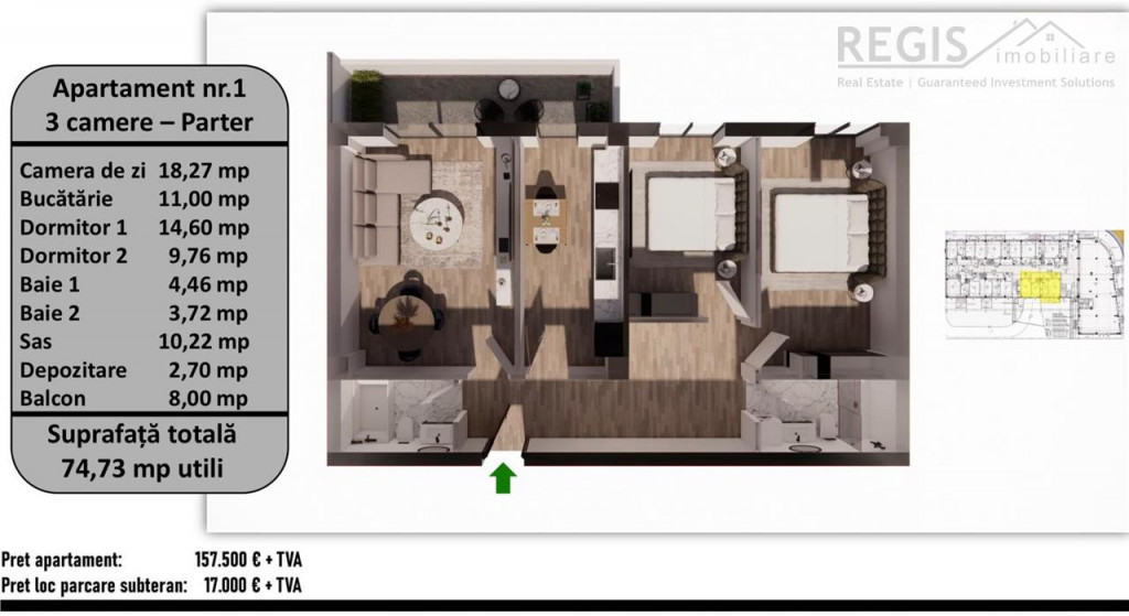Apartament de in Tractoru