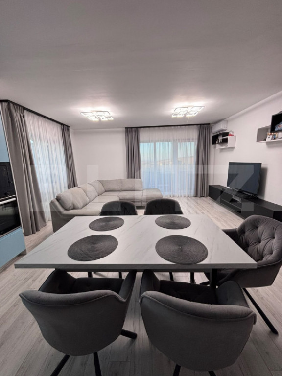 Apartament modern, ultrafinisat, 70mp, 3 camere, etaj interm