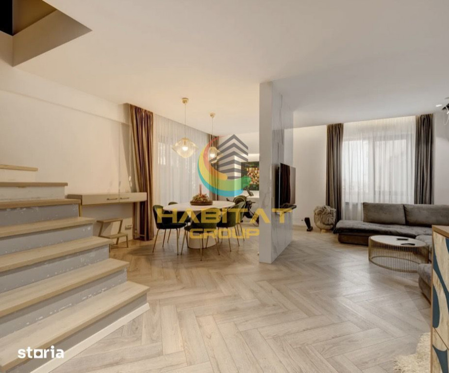 PENTHOUSE DE COLECȚIE 4 CAMERE 142 MP + 60 MP TERASĂ PE CALEA CALARASILOR,BUDILA