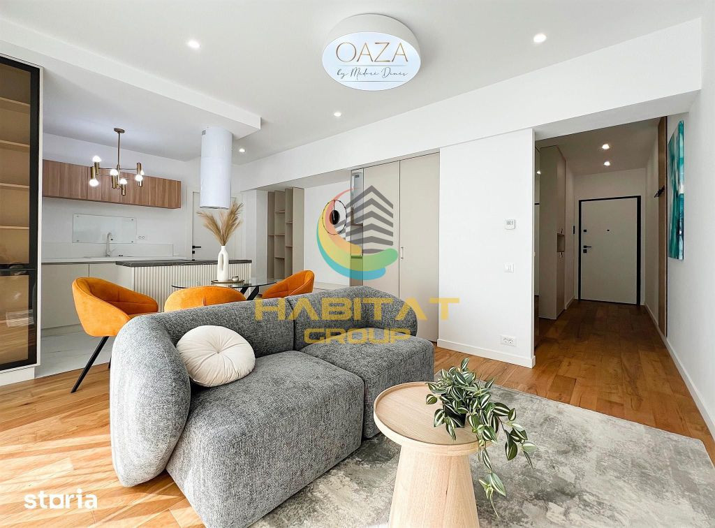 One Cotroceni Park 2 camere 5/8, parcare + boxa, complet utilat mobilat lux