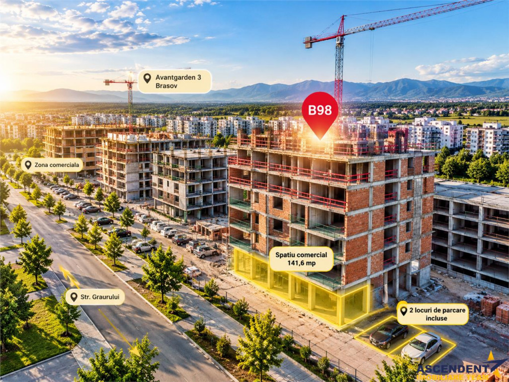 Spatiu Comercial 142 mp, 2 parcari, potential flexibil de va