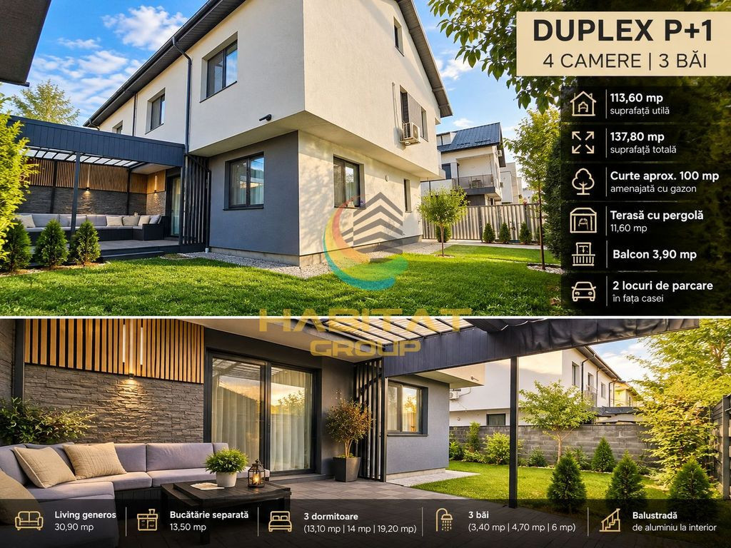 Vânzare Duplex 138 mp - Popești Leordeni / Rasaritului