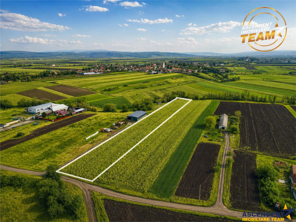 5.800 mp teren, deschidere 25 m, la 25 km de Brasov, Dobolii